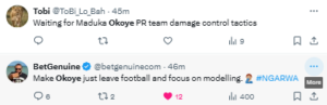 See what Nigerians are saying about Maduka Okoye after the Super Eagles of Nigeria suffered a shock loss to Rwanda in Uyo.