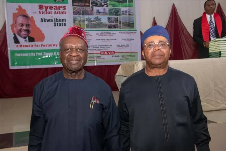 Umana Describes Attah As Courageous, Tenacious Leader At Book Launch