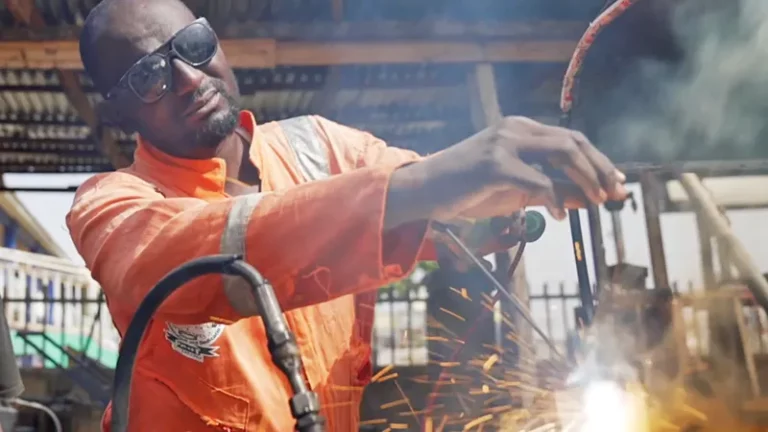 The Nigerian Professor Who Makes More Money Welding
