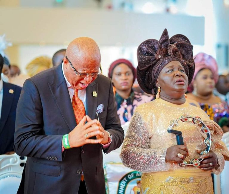 Gov Eno Appreciates God, Emmanuel, Others, At New Year Thanksgiving, Appoints Mgt Team For Centre