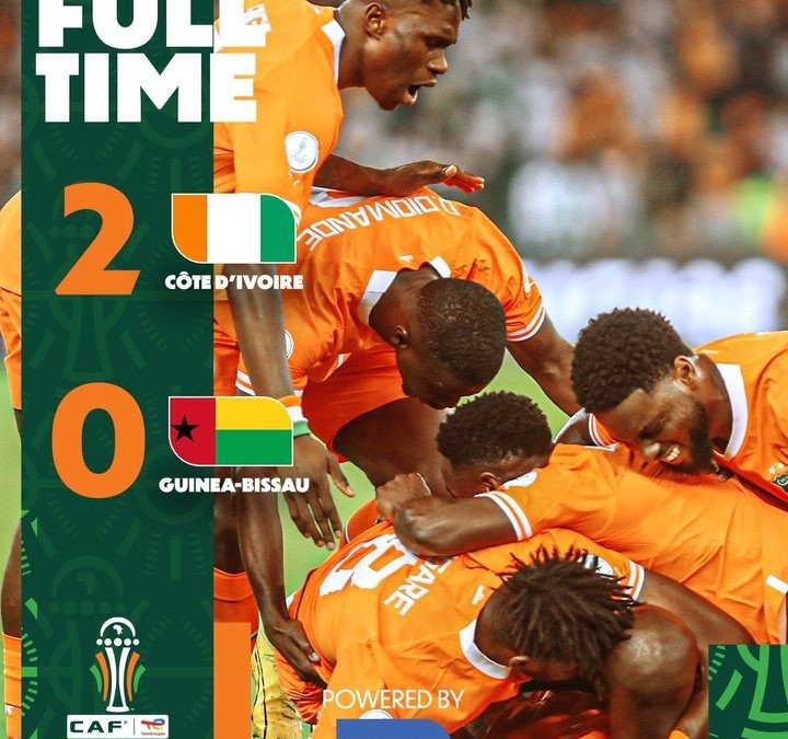 AFCON: Ivory Coast Beat Guinea Bissau In Tournament’s Opener