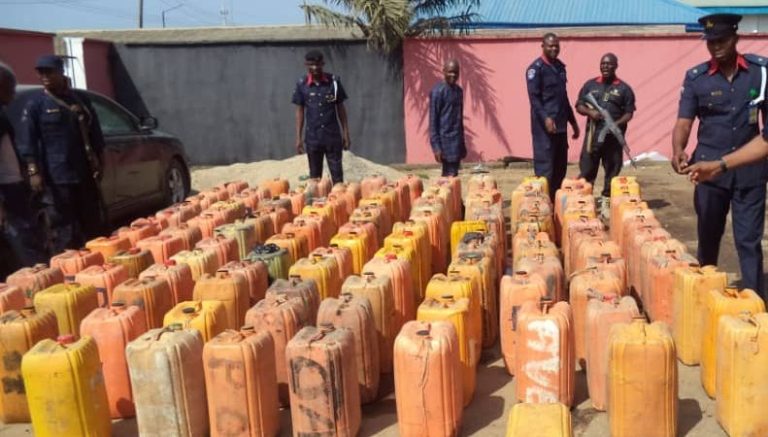 Navy Seizes Boat With 800 Jerrycans Of Petrol