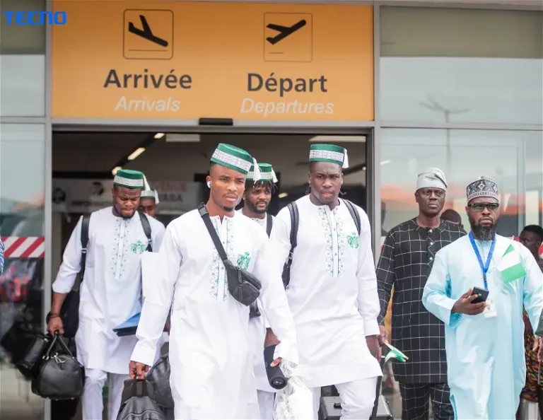 Super Eagles Arrive At Abidjan Ahead Of AFCON 2023