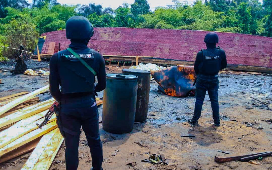 NSCDC Uncovers Illegal Oil Bunkering Site In Abia