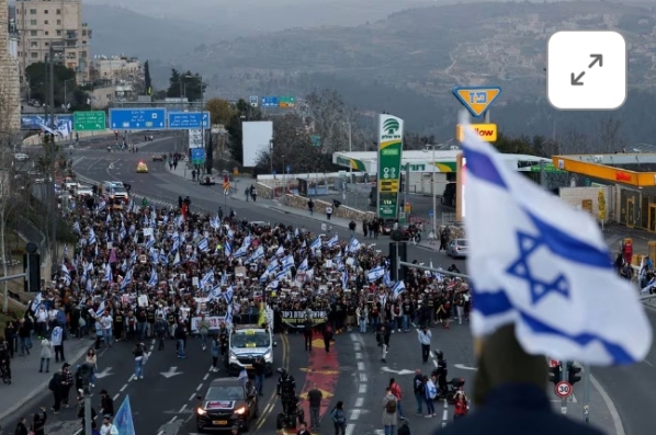 Thousands Join Israeli Hostage Families In March On Jerusalem