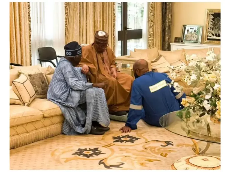 Tinubu Meets Babangida Behind Closed-doors In Minna
