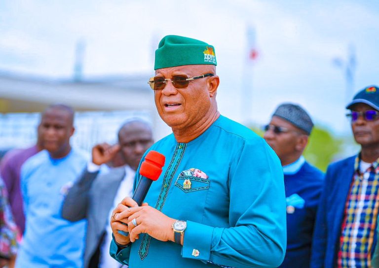 Akwa Ibom Gov Umo Eno donates patrol vehicles to security agencies