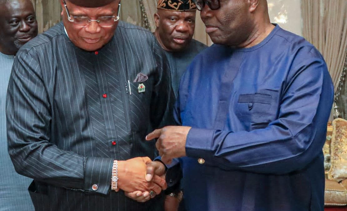 Gov Eno Meets Senate President, Reiterates Commitment To Partnership With FG