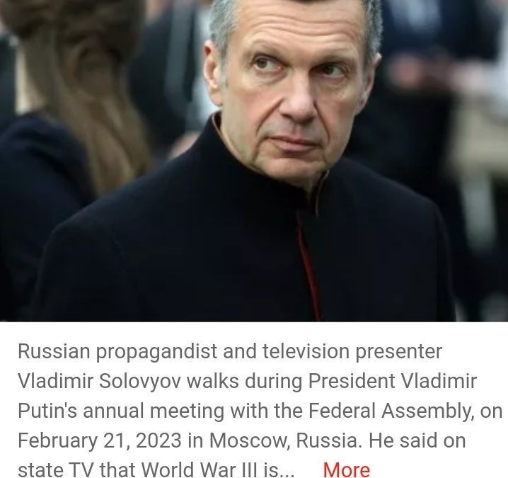 World War III Has Already Begun, Claims Russian State TV