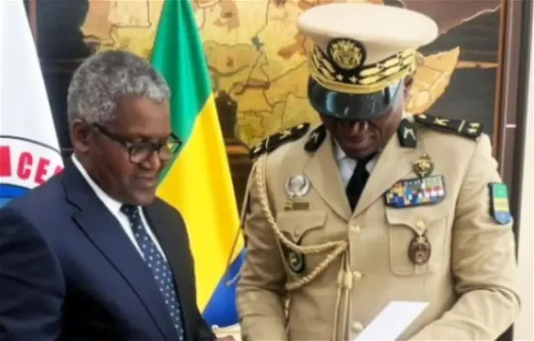 Gabon President, Nguema invites Dangote to invest in cement, fertiliser production
