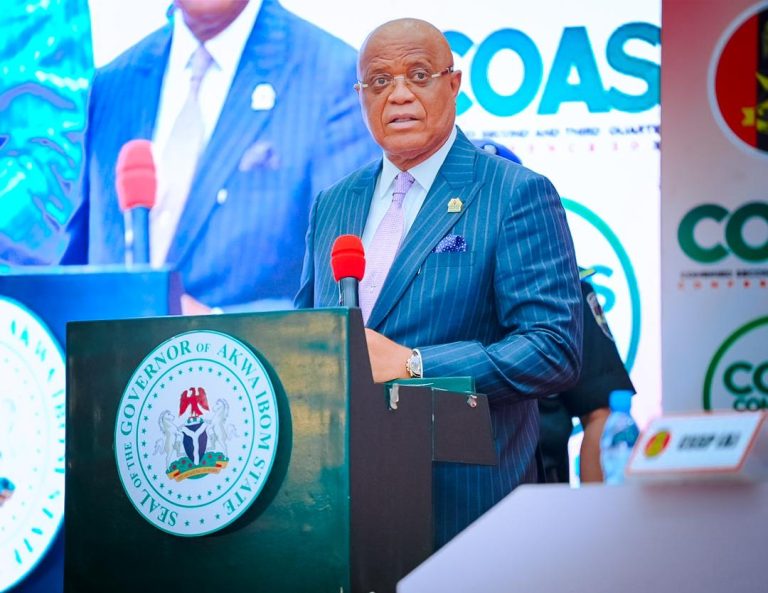 Gov Eno Assures Army Of Continuous Support, Opens COAS Conference