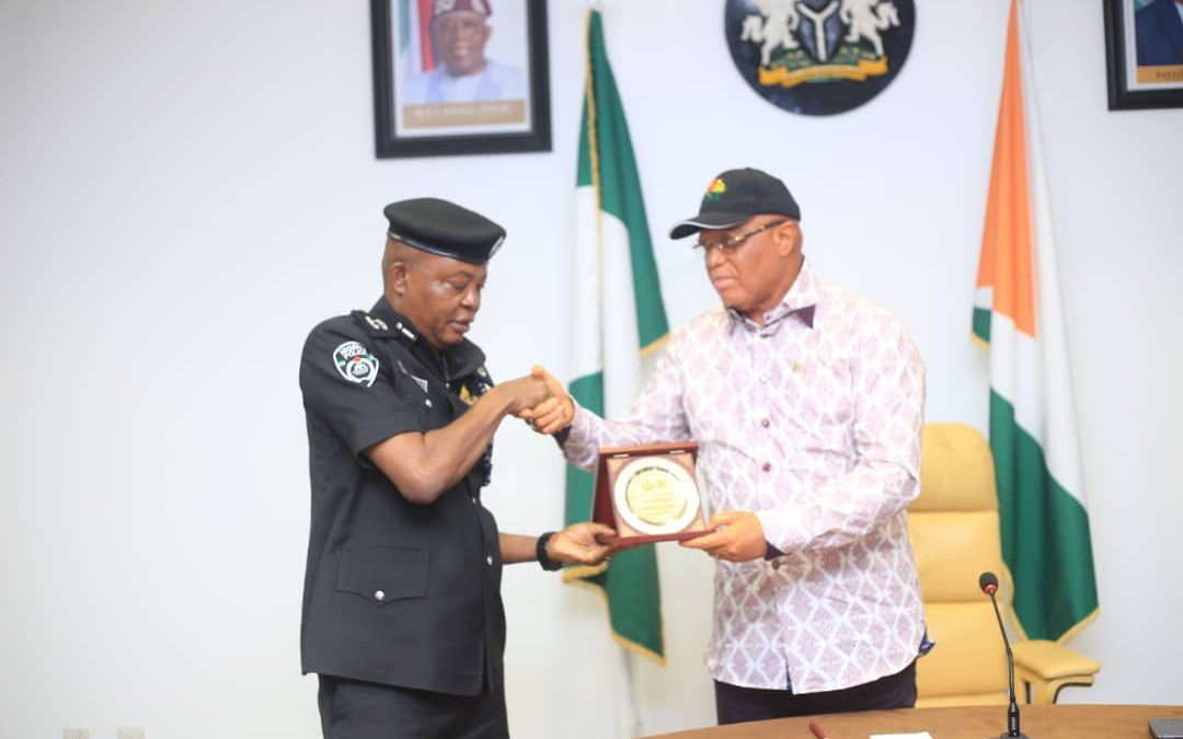 Gov Eno Receives New CP Eribo, Reassures Continuous Support For Effective State Policing