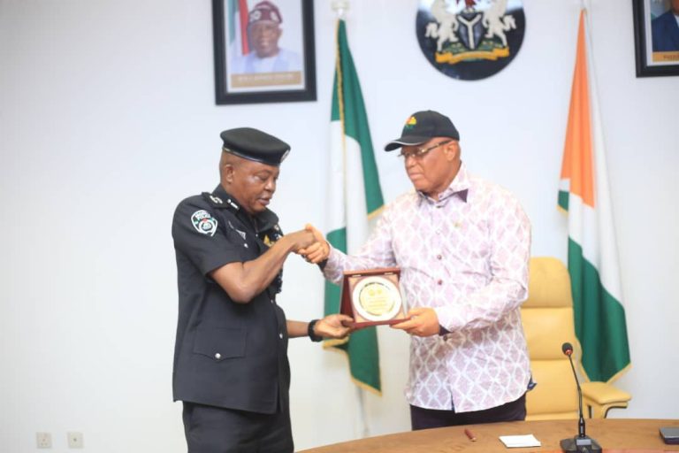 Gov Eno Receives New CP Eribo, Reassures Continuous Support For Effective State Policing
