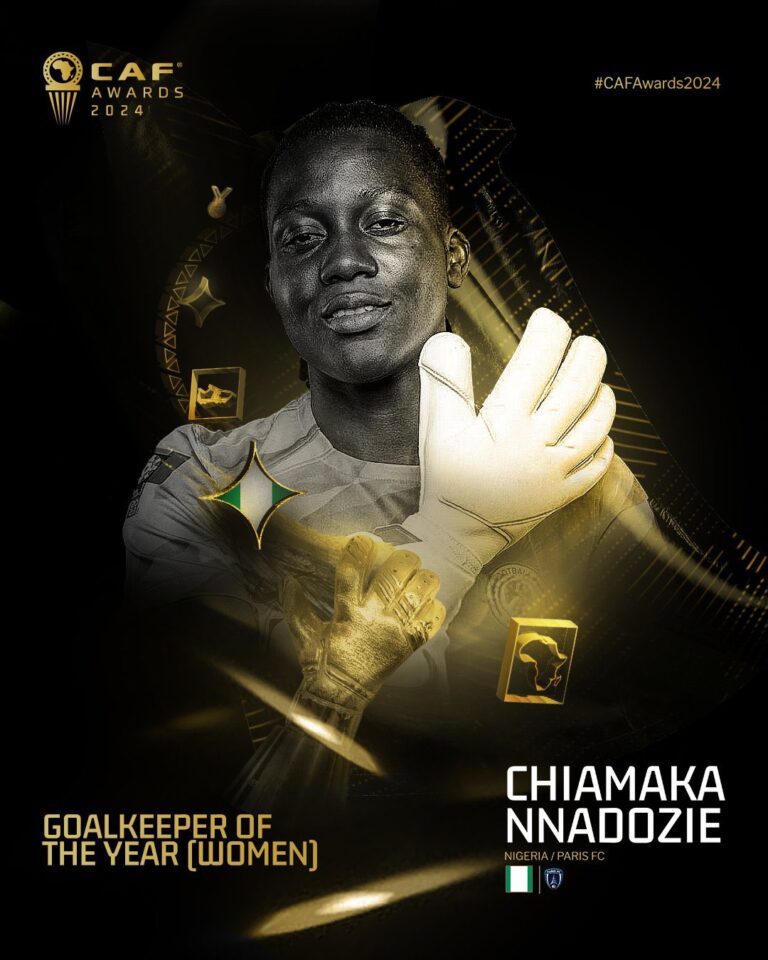 Chiamaka Nnadozie Wins CAF Women’s Goalkeeper Of The Year  |SituationReport|