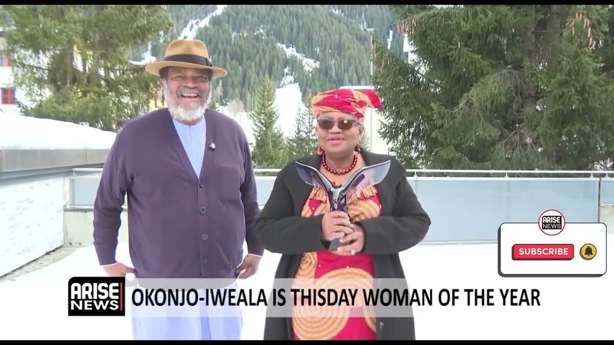 WTO Chief Ngozi Okonjo-Iweala Receives THISDAY Woman of the Year Award in Davos