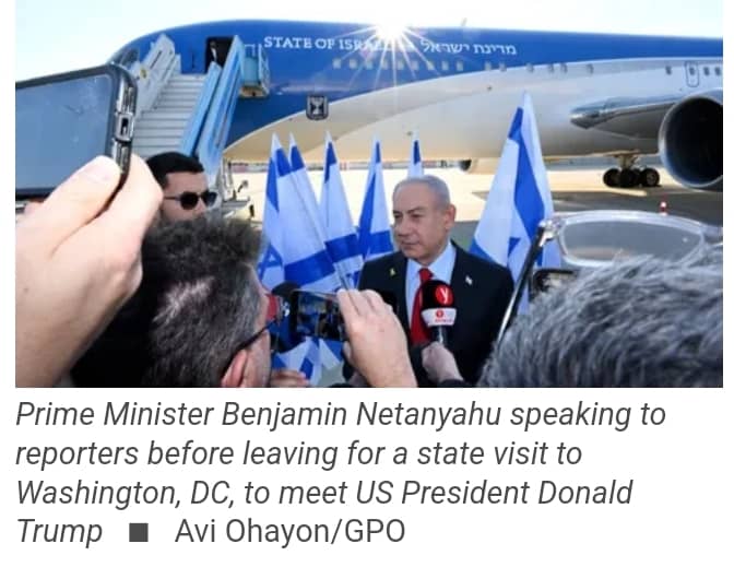‘Peace Through Strength’ – Israeli PM Netanyahu Departs For Washington To Meet President Trump – i24NEWS