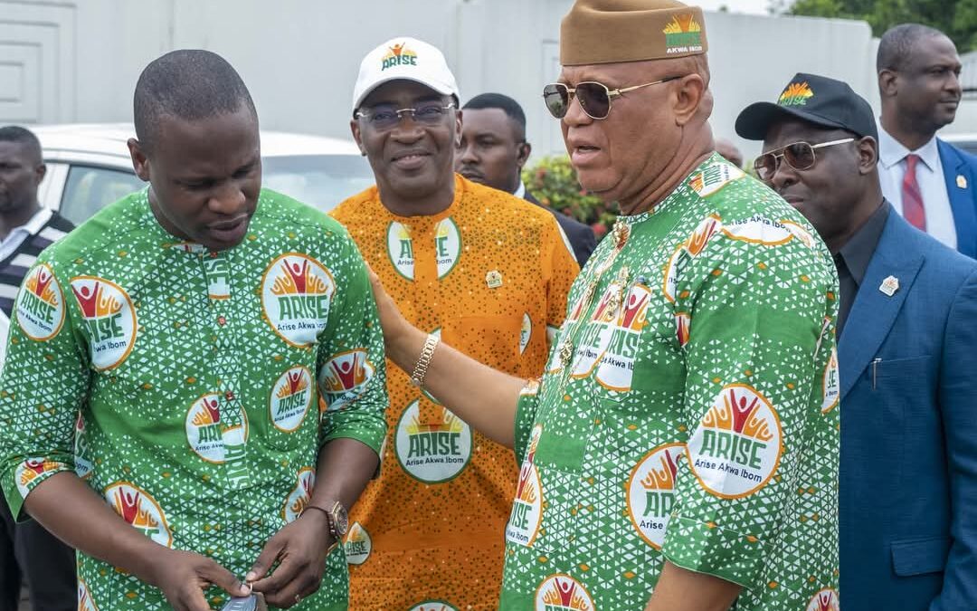 Akwa Ibom Gov Eno Presents Brand New Official Vehicles To Aides