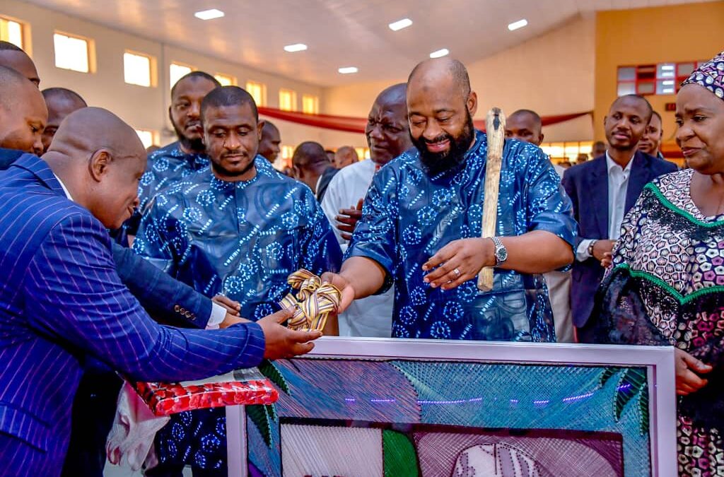 Gov Bago Donates N50m To Living Faith Church, Pledges Road Construction