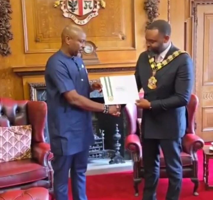 Akwa Ibom Gov Eno Felicitates Newly Elected Mayor Of Islington