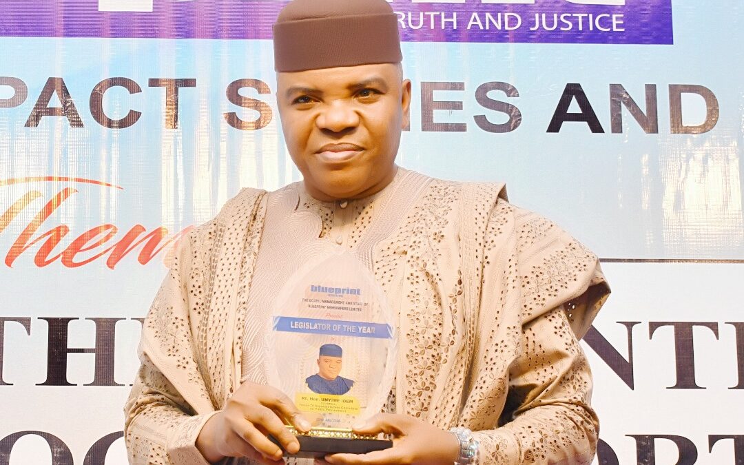 Rep Unyime Idem Honoured As Blueprint Newspaper Legislator Of The Year Award