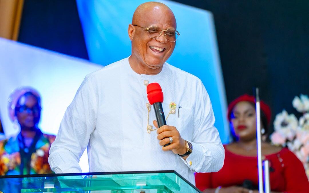 Gov Eno To Embark On Further Flood Control In Uyo, Celebrates Archbishop Ikon Over Support