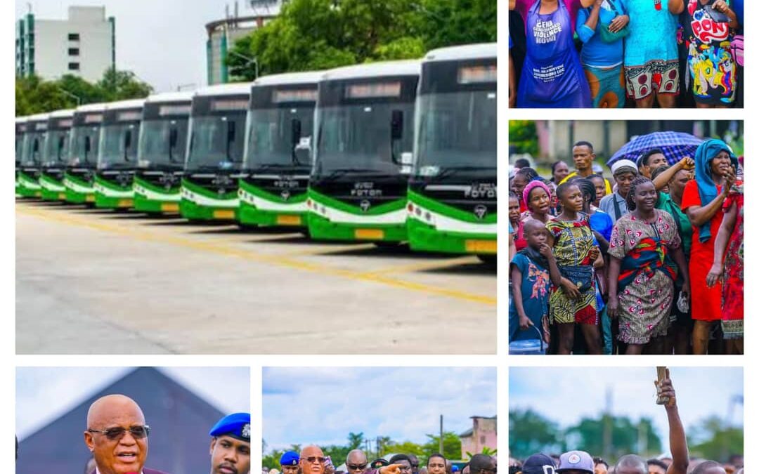 Gov Eno Moves For Cleaner, Cheaper Transport, Reveals CNG Bus Terminal In Uyo