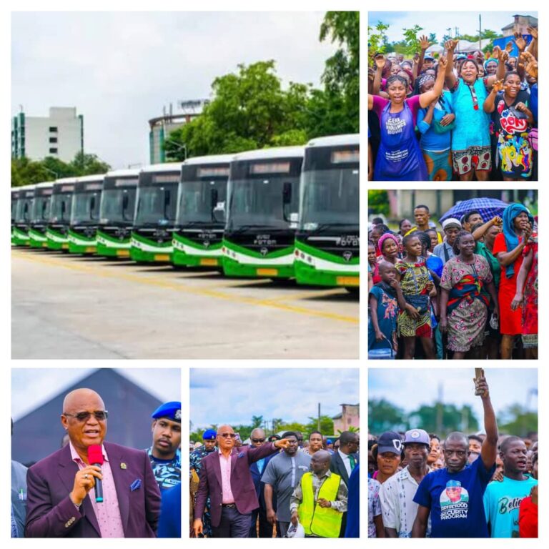 Gov Eno Moves For Cleaner, Cheaper Transport, Reveals CNG Bus Terminal In Uyo