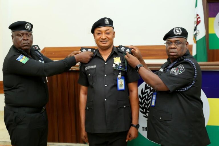CP Azare Decorates Promoted Officers In Akwa Ibom, Hails IGP Ebgetokun’s Leadership