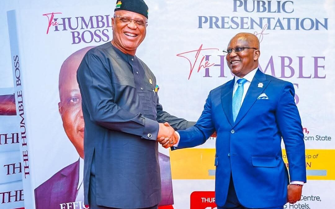 Akwa Ibom Gov Eno Celebrates Retiring HOS Effiong Essien’s Life Of Service, Humility