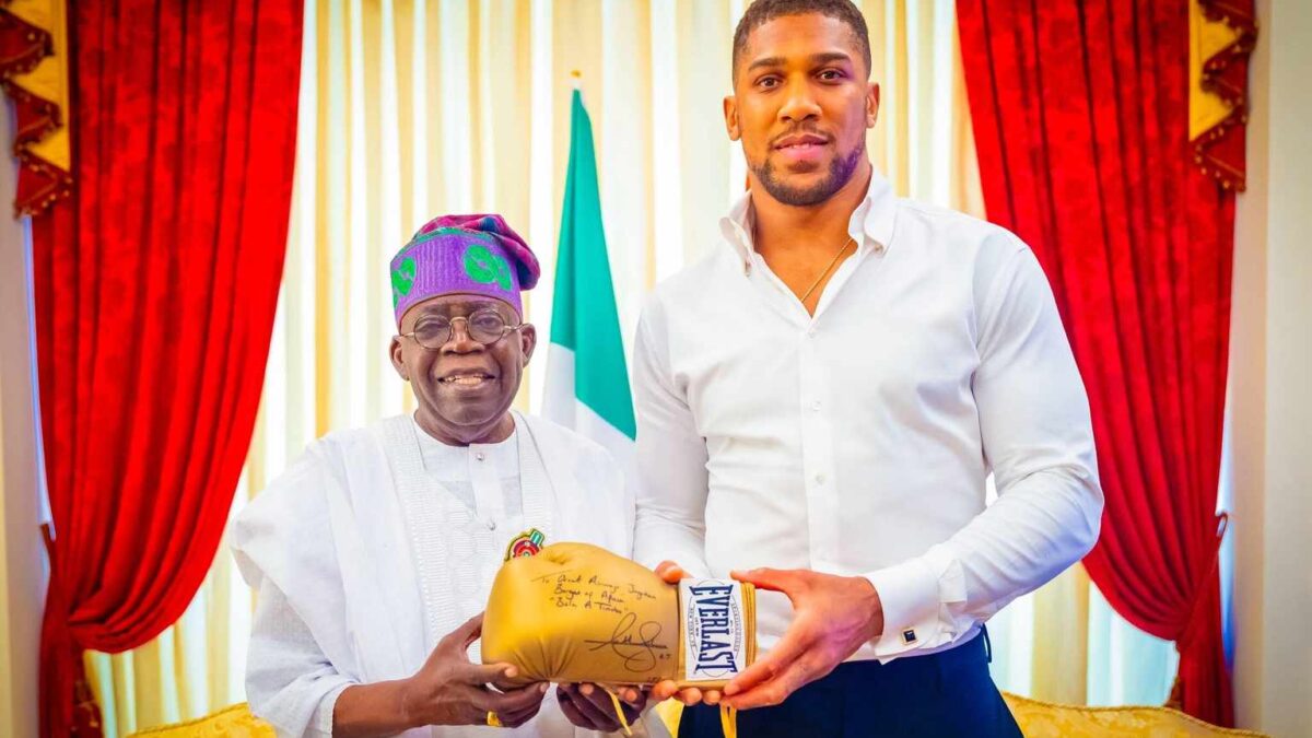 President Tinubu Speaks With Anthony Joshua, Offers Condolences Over Associates’ Death