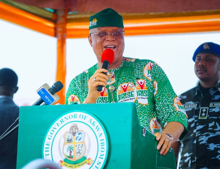 Gov Eno Flags-Off Construction Of Ibom CNG Mass Transit Terminal In Uyo, Announces Purchase Of 50 Buses