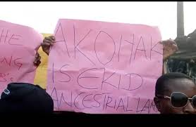 Ekid Women Protest Over Controversial Oil Rich Akoiyak Land in Akwa Ibom