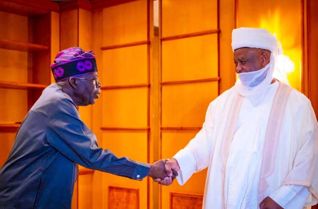 Tinubu Receives Sultan Of Sokoto At Presidential Villa