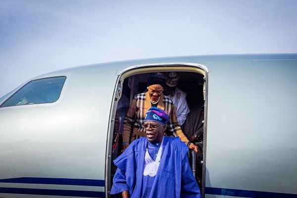Tinubu, First Lady Arrive London For Historic UK State Visit