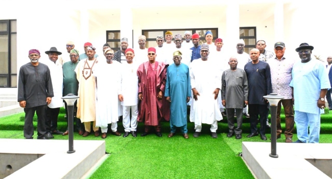 Tinubu Hosts VP Shettima, 23 Govs, Vows To Intensify Efforts Against Insecurity