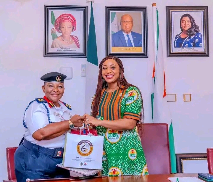 ‎Akwa Ibom First Lady Designate Assures Collaboration With NSCDC