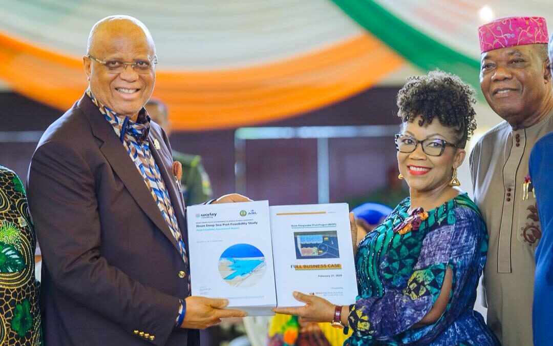 Gov Eno Receives Ibom Deep Seaport Feasibility Report, Assures Project Will Materialize