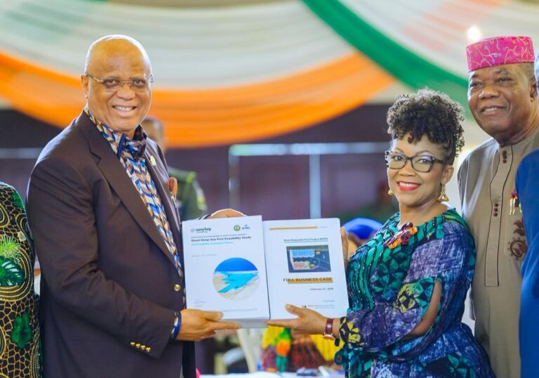 Gov Eno Receives Ibom Deep Seaport Feasibility Report, Assures Project Will Materialize