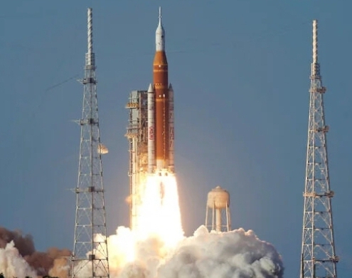 NASA Launches Humans To Moon For First Time In Half-Century