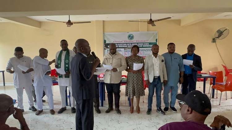 Nigerian Institution of Surveyors in Akwa Ibom Has New Executives