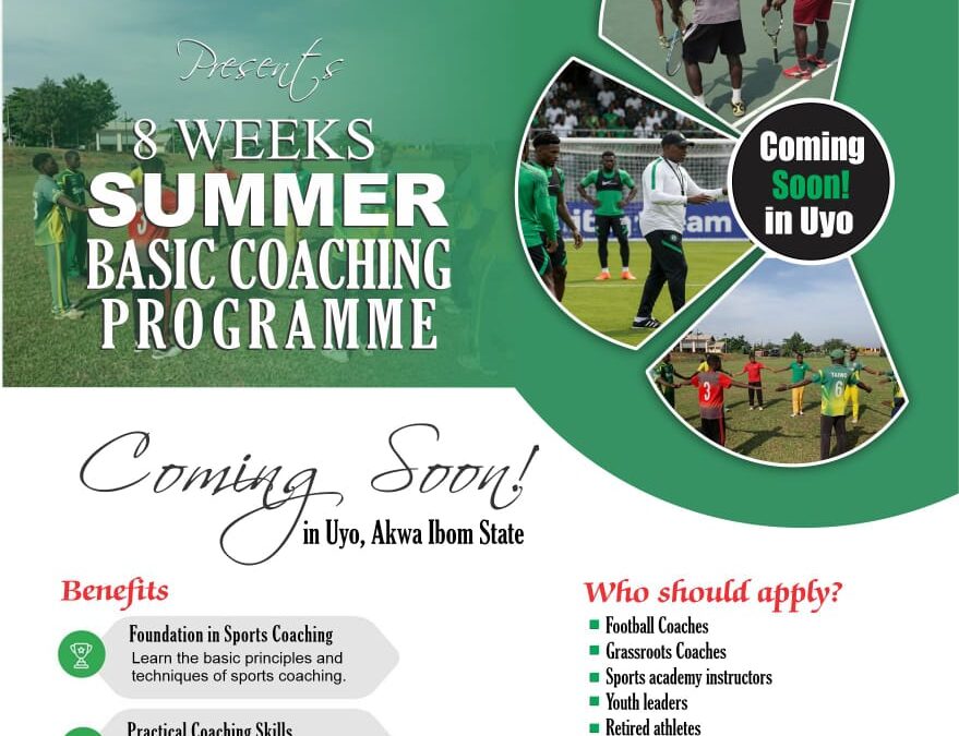 NIS to Launch 8-Week Summer Basic Coaching Programme in Uyo