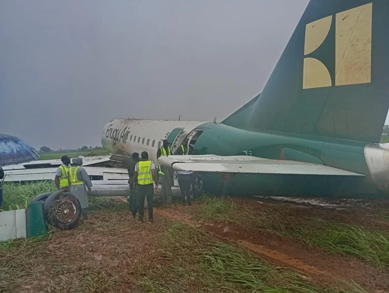 Enugu Air Aircraft Skids Off Runway At Benin Airport