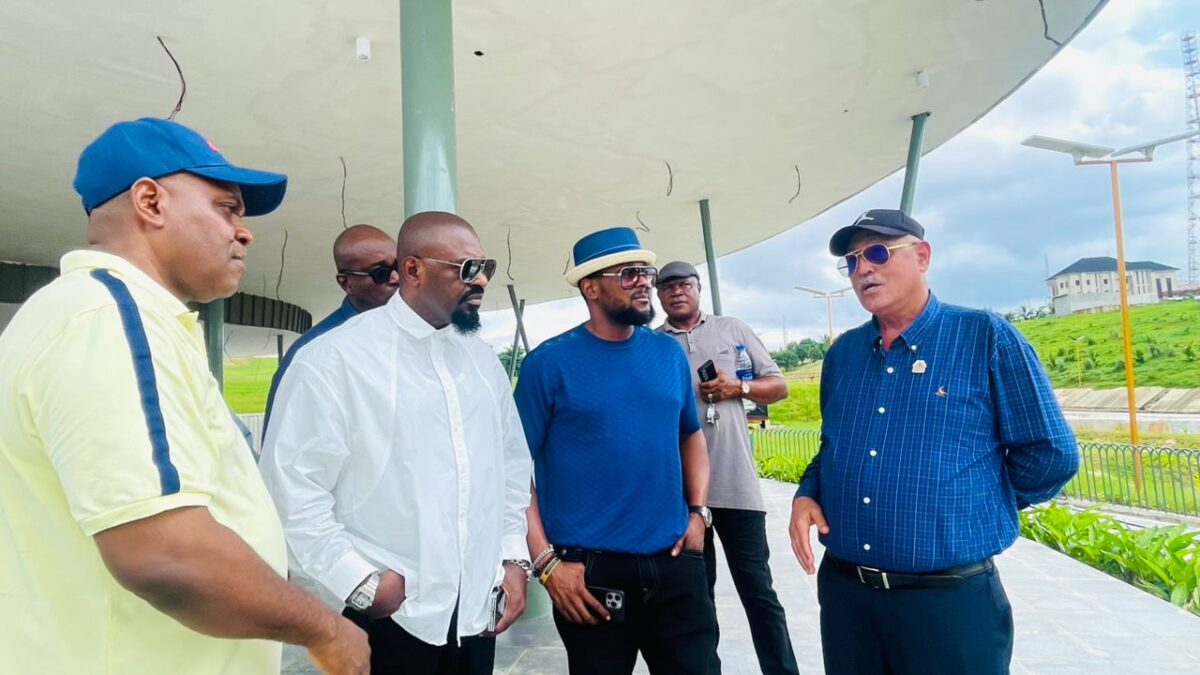 Nollywood Star, Jim Iyke Visits ARISE Palm Resort, Commends Gov Eno’s Visionary Leadership