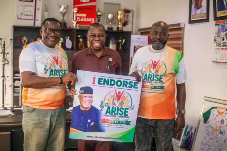 Sports Commissioner Endorses ARISE Peace Choir Competition