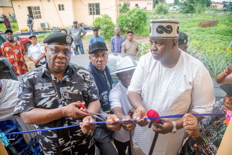 Police Hosts PCRC National Chairman, Commissions New Sanitary Facilities In Akwa Ibom