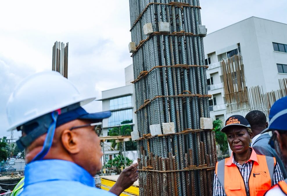 Gov Eno Visits Ibom Tower Project Site In Lagos, Expresses Satisfaction