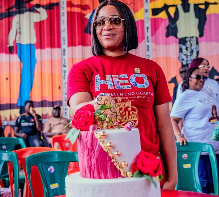 Lady Helen Obareki Celebrates Birthday With Street Party