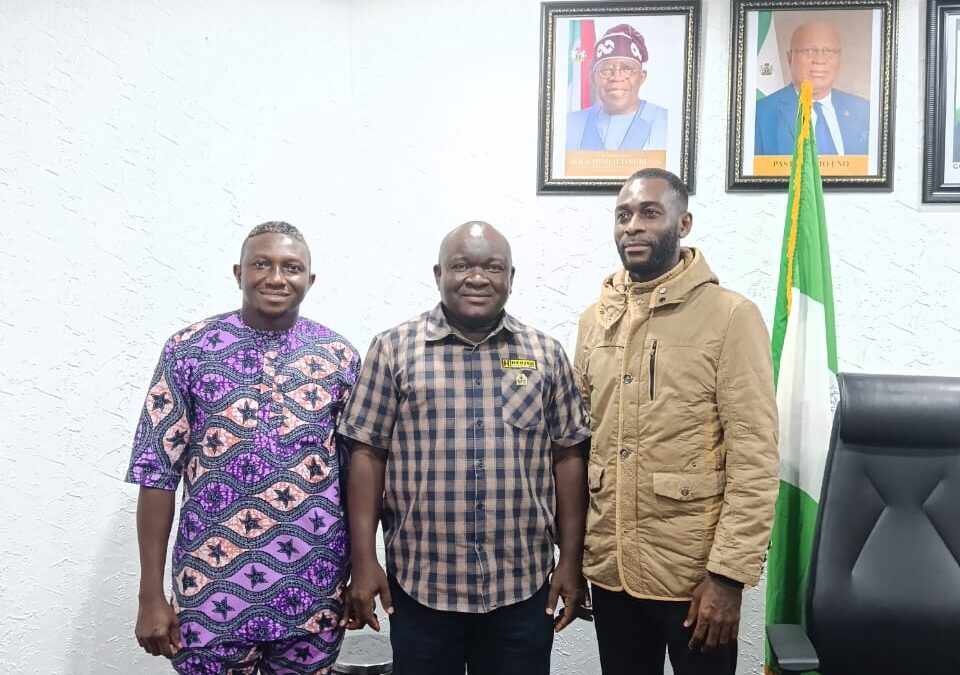 Hensek Integrated Services CEO Visits NUJ Press Centre, Commends Nsibiet John’s Leadership