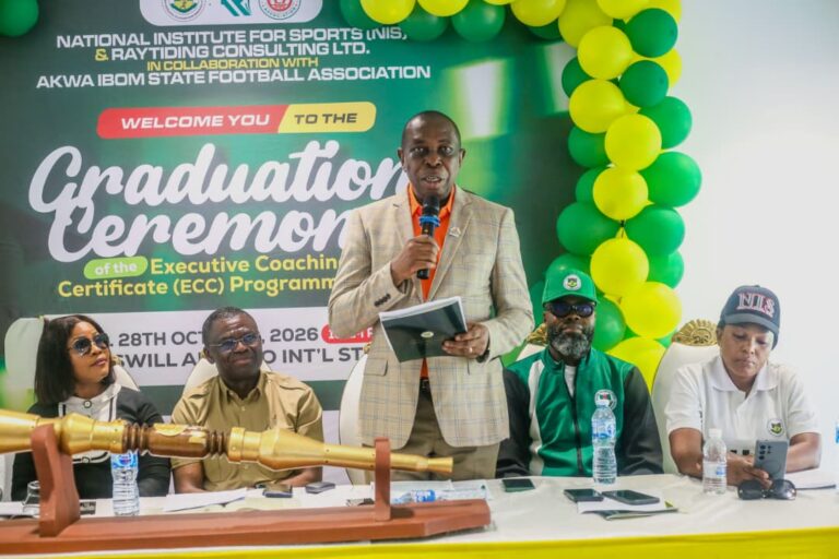 Gov Eno Felicitates Coaches At NIS Graduation, Certification