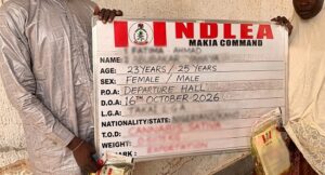 NDLEA Intercepts Saudi-Bound Cannabis In Palm Oil Keg, ₦6.98bn Tramadol Shipment